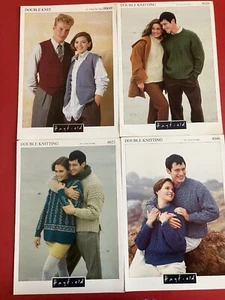 Chaleco Jumper Patrones de Tejer Hayfield Mujer Hombre DK 140.01.11 - Imagen 1 de 5