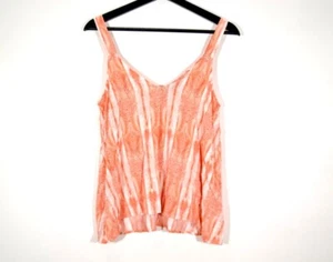 Decjuba Tank Top Womens Casual Size S Orange - Picture 1 of 9