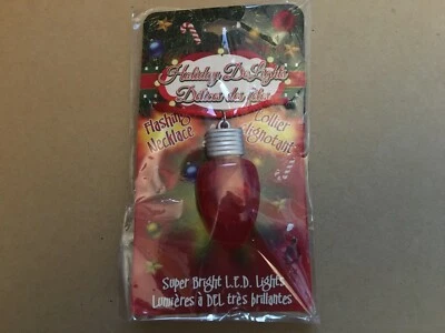 Collar intermitente LED de plástico Holiday DeLights *NUEVO* L1 Foto 1 de 2