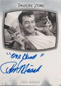 Twilight Zone 2020 Ron Masak Inscription Autograph AI-25 "One Hand" - Picture 1 of 1
