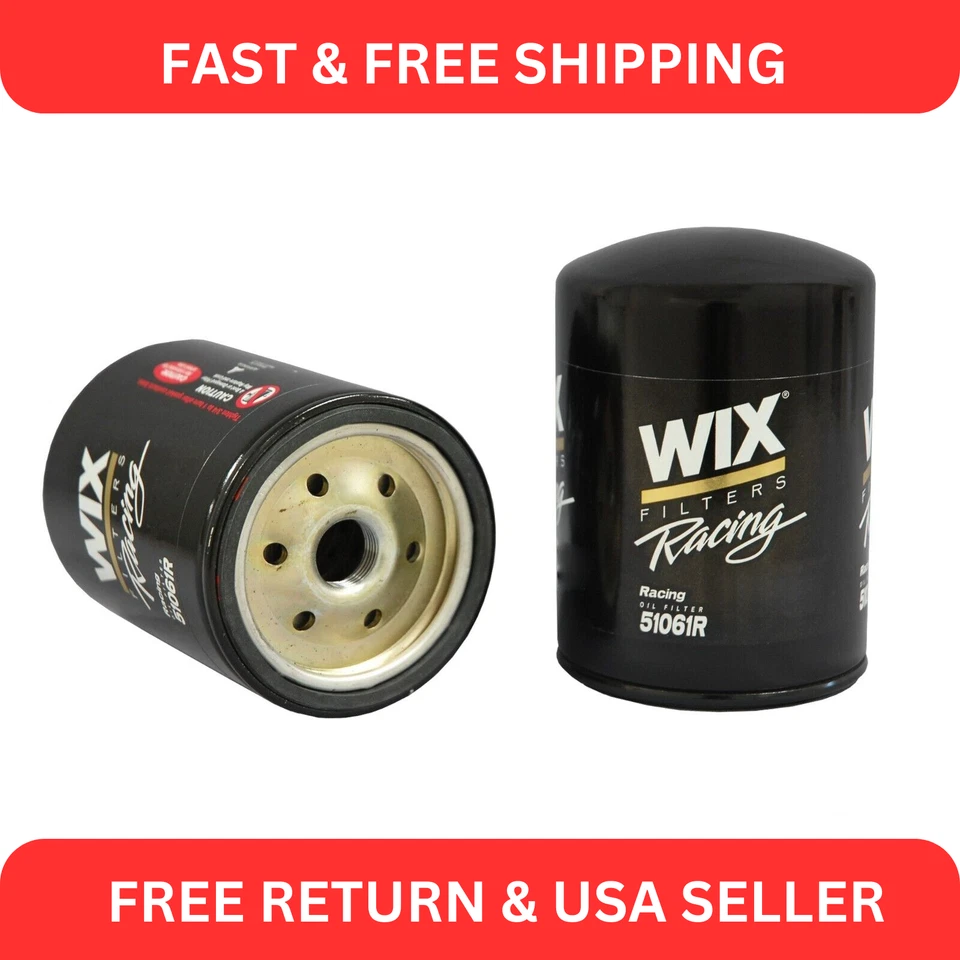 WIX 赛车发动机机油过滤器 51061R 适用于雪佛兰 El Camino 福特 GMC 五十铃 NPR — 第 1/2 张图片