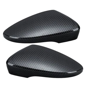 2 Carbone Coques de Rétroviseurs Pour  Passat Scirocco Beetle CC Eos 3C8857538 - Imagen 1 de 13