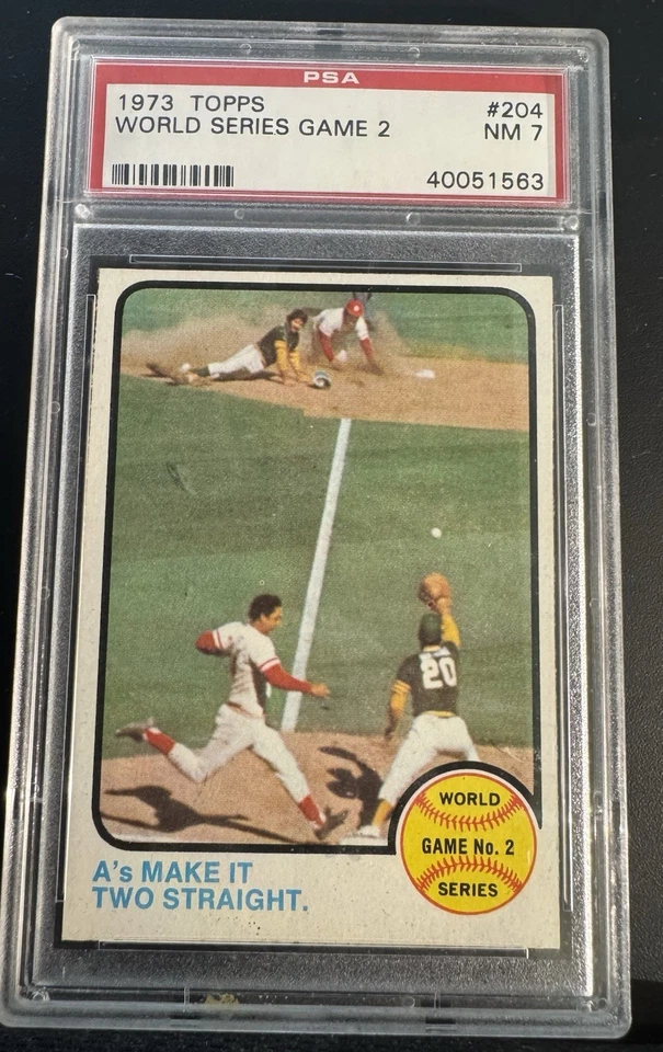 1973 Topps - 1972 Serie Mundial Johnny Bench, Tony Pérez, Mike Hegan #204 Foto 1 de 2