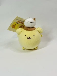 Sanrio PomPomPurin Muffin Mascot Plush Keychain Bag Charm NEW - Picture 1 of 5
