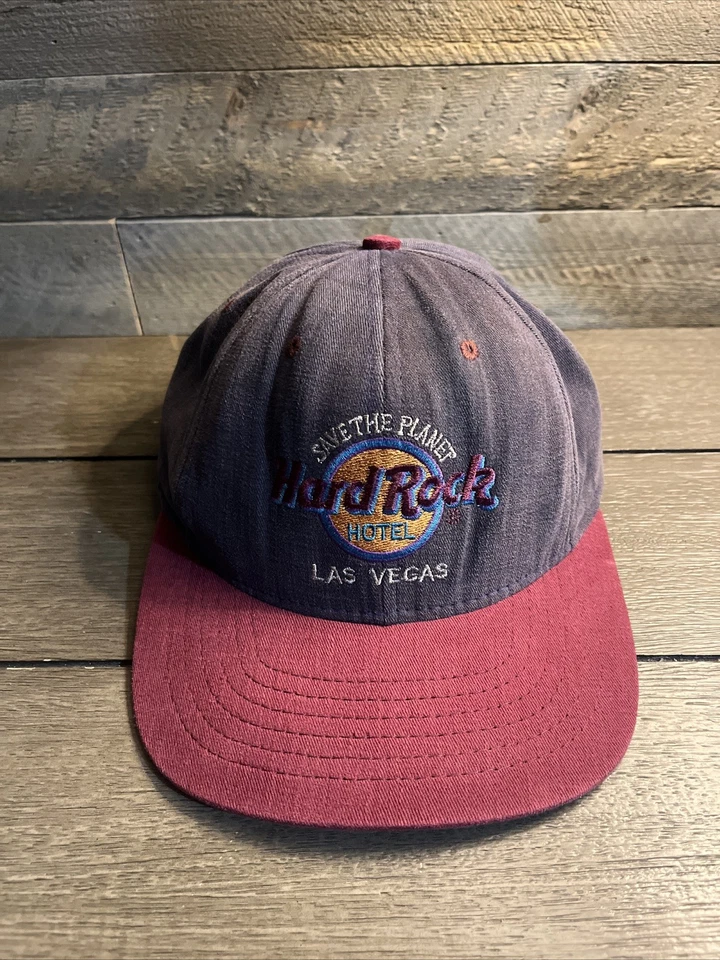 Gorra de Colección Hard Rock Hotel Las Vegas "Save The Planet" Hecha en EE. UU. Snapback Foto 1 de 4