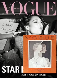 BRITISH Vogue UK Magazine October 2025 - RAYE COVER FEATURE & Notebook Two - Picture 1 of 1