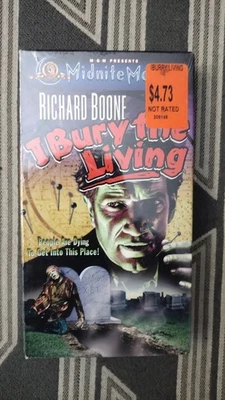 I Bury The Living VHS (1957) MGM Midnite Movies Release Factory Sealed - Image 1 of 3