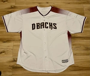 Majestic Arizona Diamondbacks Cool Base Jersey en Blanco para Hombres 5XL Blanco - Imagen 1 de 4