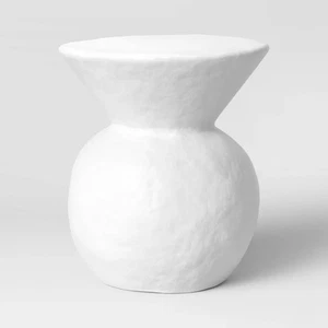 Severna Ceramic Accent Table White - Threshold - Picture 1 of 5