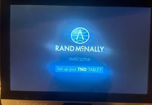 Rand McNally Tablet TNDT80B LKW GPS Navigation nur Tablet - Bild 1 von 2