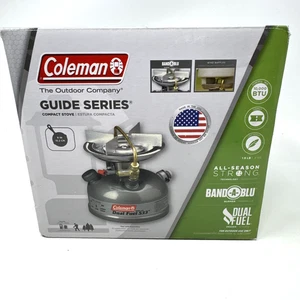 Coleman Dual Fuel 533 One Burner Stove With Manual And Orginal Box - Picture 1 of 17
