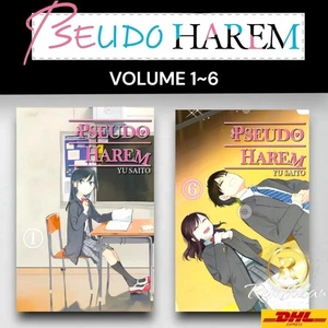 Pseudo Harem Manga Vol. 1-6 Full Set Complete English Comic Books Series NEW - Picture 1 of 7