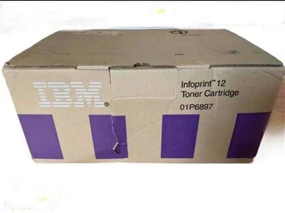 IBM Infoprint 12 Toner Cartridge 01P6897 Genuine I B M Printing Toner NEW - Image 1 of 4
