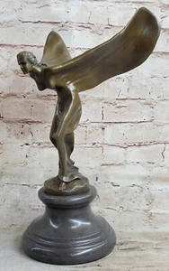 ESPÍRITU DE ÉXTASIS ESTATUA DE BRONCE PURO FIGURA ESCULTURA FUNDIDA EN CALIENTE ROLLOS DECORACIÓN ROYCE - Imagen 1 de 10