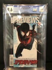 Marvel Previews #95 2011 CGC 9.6 Comic 1st Miles Morales Pre Ultimate Fallout 4