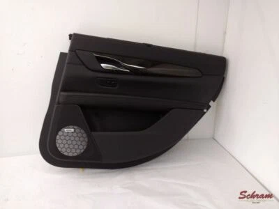 2018 Cadillac CT6 Black Leather Right Door Trim Panel Rear 1912766 - Image 1 of 4