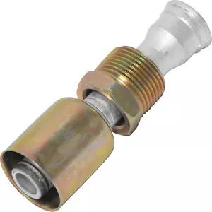 BEADLOCK A/C FITTING,CRIMP,MALE INSERT O RING, STRAIGHT #10 NUT.#10 HOSE 35B1803 - Picture 1 of 2