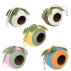 Natural Coconut Shell Bird House Rope Weaved Parrots Sparrows Coconut Nest