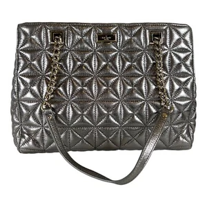 Bolso de Mano Kate Spade Plata Peltre Sedgwick Place Phoebe Cuero Mercury - Imagen 1 de 12