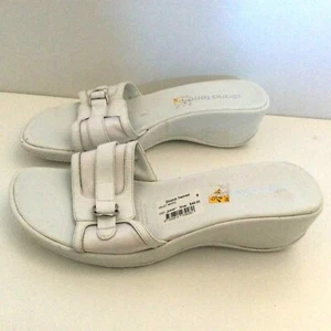 Dianna Ferrari Women's Flat Slip-On Sandal Shoe AU 8 - Picture 1 of 10