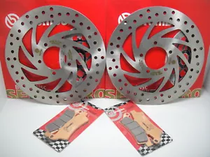 407B0 Juego 2 Discos de Freno Brembo Delanteros + Pastillas Atlantic Sprint 400 2006 - Imagen 1 de 1