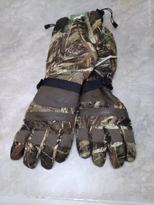 Duck Commander Realtree Max-5 Camo Gloves Waterproof Pro-Text Mens Size XL - Picture 1 of 4