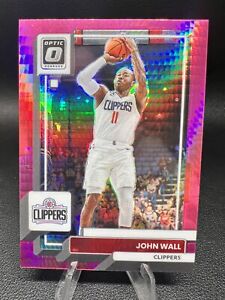 2022 Donruss Optic Pink Hyper Prizm #114 John Wall  Los Angeles Clippers