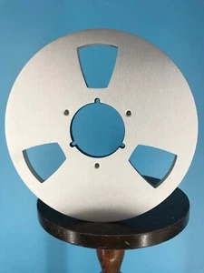Burlington Recording 1/4" X 10.5" SILVER NAB METAL REEL RTM RMG ATR CAPTURE NEW - Picture 1 of 3