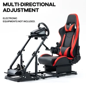 Zootopo Reinforce Racing Simulator Cockpit with Seat Fit Logitech G923 G29 G920 - Picture 1 of 23