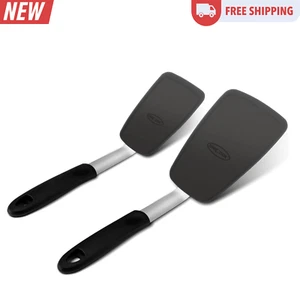 Paquete de 2 espátulas de silicona flexibles Unicook, Turner, 600F resistentes al calor - Imagen 1 de 7