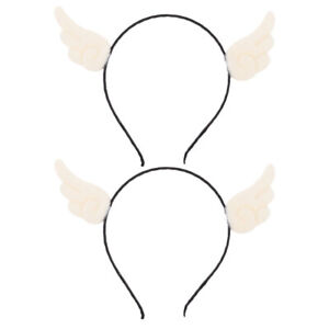  2 Pcs Wings Headband Adult Costumes Kids Vampire Hair Accessories