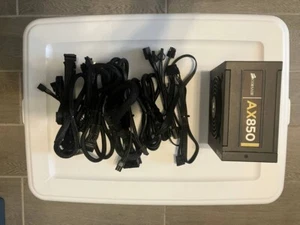 Corsair Professional Series AX850 Gold Rated Modular Power Supply - Photo 1/2