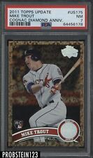 2011 Topps Update Cognac Diamond Anniversary #US175 Mike Trout RC PSA 7 NM
