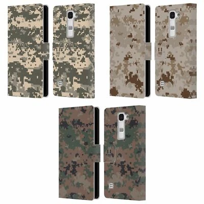 HEAD CASE MILITARY CAMOUFLAGE 2 LEATHER BOOK CASE & WALLPAPER FOR LG PHONES 2 - Image 1 of 4