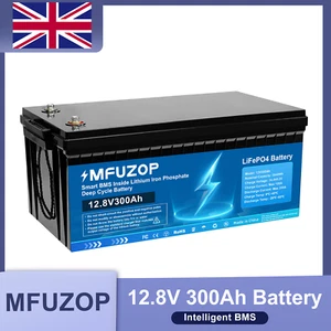 12V 300Ah LiFePO4 Lithium Battery 10000+ Deep Cycles Solar RV Off-grid BMS - Picture 1 of 18