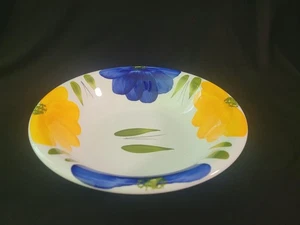 (4) Maxam 8" Porcelain Floral Soup Bowl Made in Italy Hand Painted - Picture 1 of 10