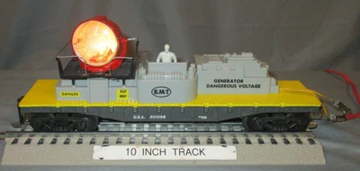 KUSAN KMT Space Research Rotating Searchlight Car USA401098 O/027ga. wks/ Lionel - Image 1 of 4