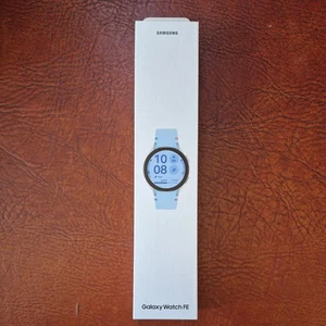 Samsung Galaxy Watch FE SM-R861 40MM Bluetooth Fitness Tracking GPS Silver/ Blue - Zdjęcie 1 z 3