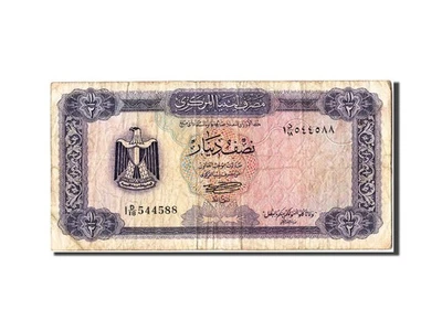 Billet, Libya, 1/2 Dinar, TB - Photo 1/2