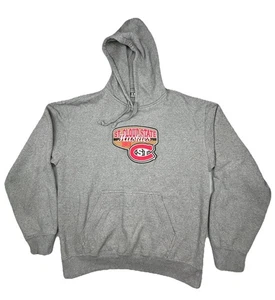 St. Cloud State Huskies Hoodie Sweatshirt Men Large Gray Pullover NCAA Minnesota - Picture 1 of 6