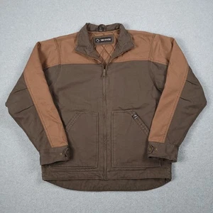 Dri Duck Jacket Men Medium Horizon Canvas Tobacco Chore Work Heavy Duty Relaxed - Picture 1 of 11