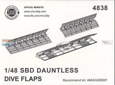 MCC48038 1:48 Mini Craft Collection SBD Dauntless Dive Flaps (ACA kit) - Image 1 of 4