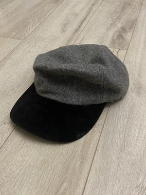 Gorra Kangol Vintage Estilo Y2K Lana Negra/Gris Foto 1 de 4