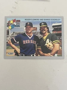 Roger Clemens Dennis Eckersley 1993 Fleer "Super Star Special" #717 - Picture 1 of 2