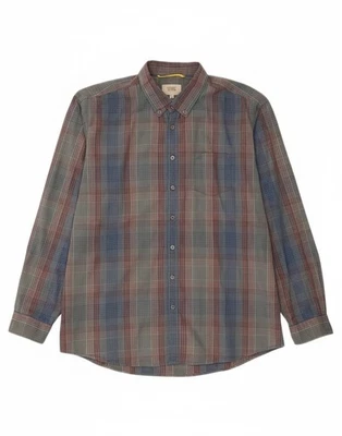 CAMEL ACTIVE Mens Regular Fit Shirt XL Multicoloured Check Cotton DJ33 - Image 1 of 4