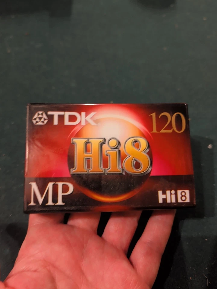 Fita de vídeo filmadora TDK Hi8 MP 120 nova em folha lacrada NOS - Imagem 1 de 1