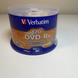 Verbatim DVD-R 50 Pack Spindle Disc w/Advanced Azo 4.7GB 16X 120Min Video