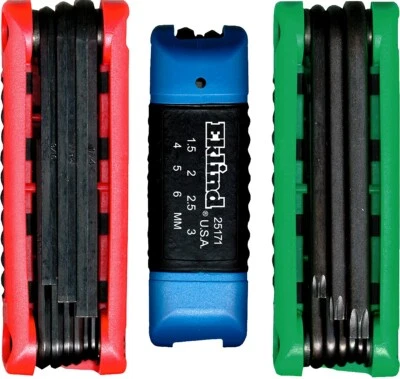 Eklind Fold Up Hex Wrench Key Set 25024 Metric SAE Torx 24pc Made in USA - Image 1 of 4
