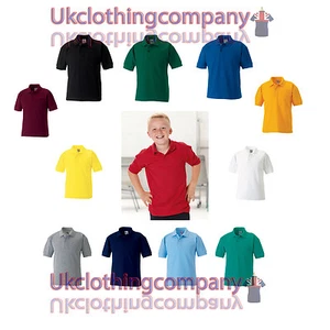 Jerzees Schoolgear Children's Classic Polycotton Polo - Kids Unisex Top - Picture 1 of 13