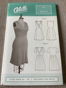 Colette Patterns - Wren dress - Sewing Pattern for knits - Paper Sewing Pattern - Picture 1 of 4